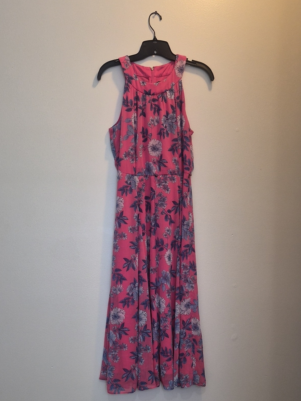 Tommy Hilfiger Pink Floral Midi Dress